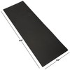 Leisure Sports Extra Thick Yoga Mat, Non-Slip Comfort Foam, Durable Exercise Mat For Fitness, Pilates (Black) 666662WEC